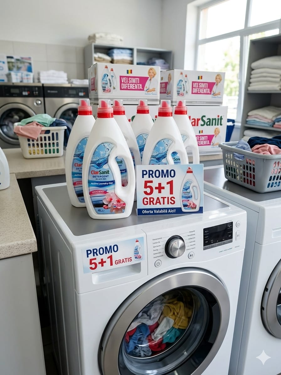 DETERGENT DE RUFE EFICIENT-FLORI DE PRIMAVARA 4L-CLARSANIT