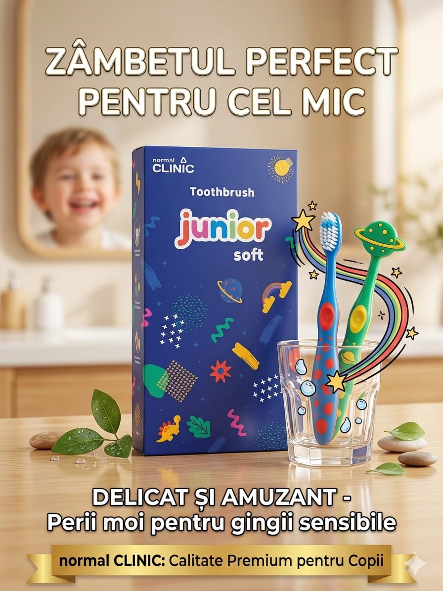 PERIUTA DE DINTI NORMAL CLINIC JUNIOR-SOFT,1BUC/CUT