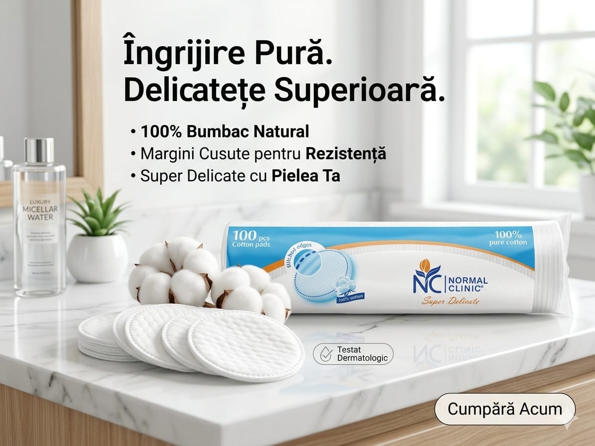 NORMAL CLINIC-DISCHETE DEMACHIANTE 100 BUC