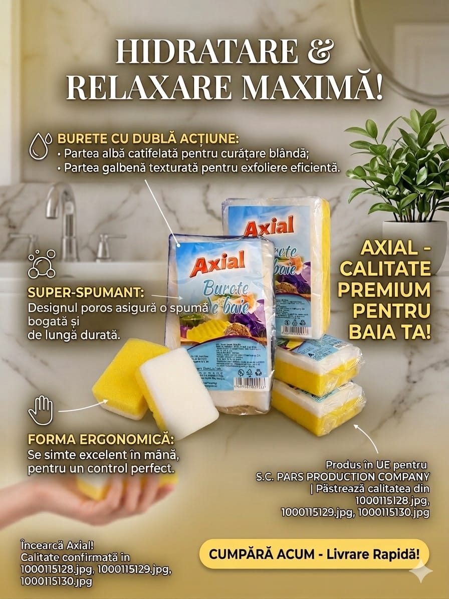 Axial Burete de Baie cu Dubla Actiune - Set