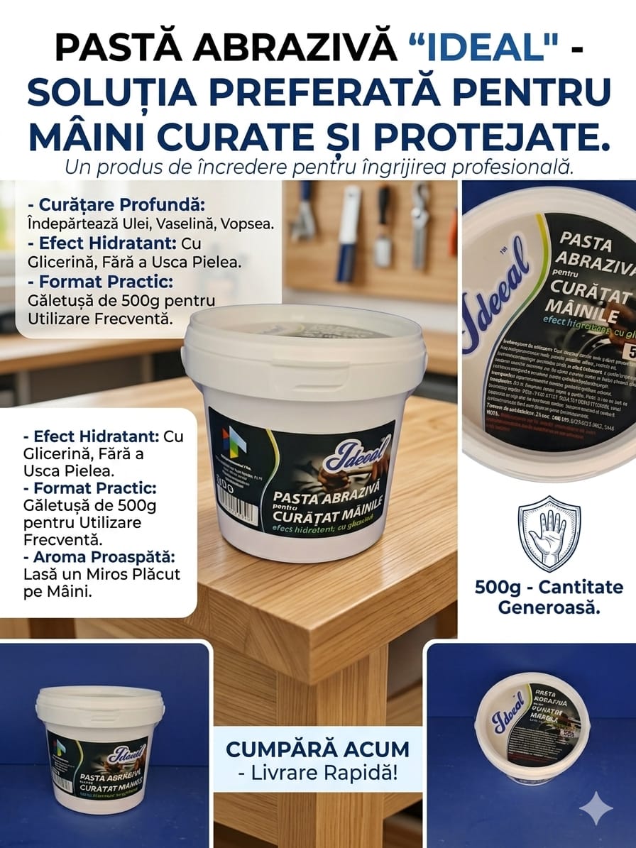 Ideal Pasta Abraziva pentru Curatat Mainile - 500g