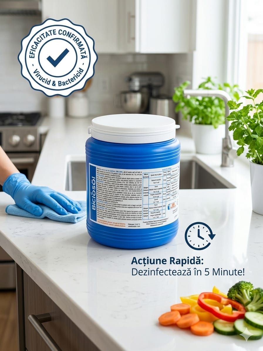 Biciosol Dezinfectant Virucid & Bactericid - Actiune Rapida 5 Minute