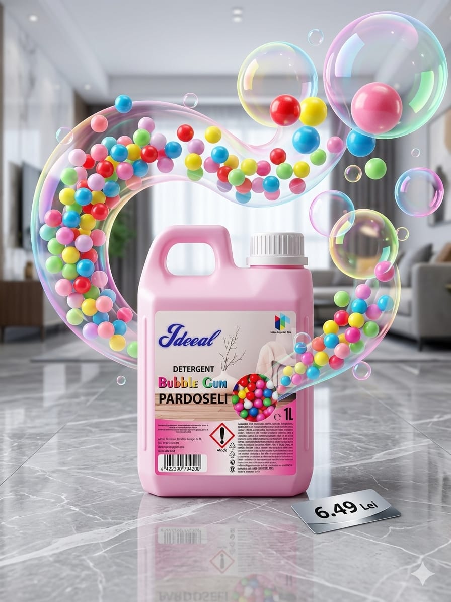 Detergent pardoseli Bubble Gum Ideeal 1L bidon
