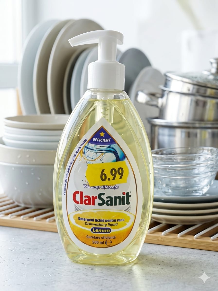Detergent vase ClarSanit Lemon 500ml