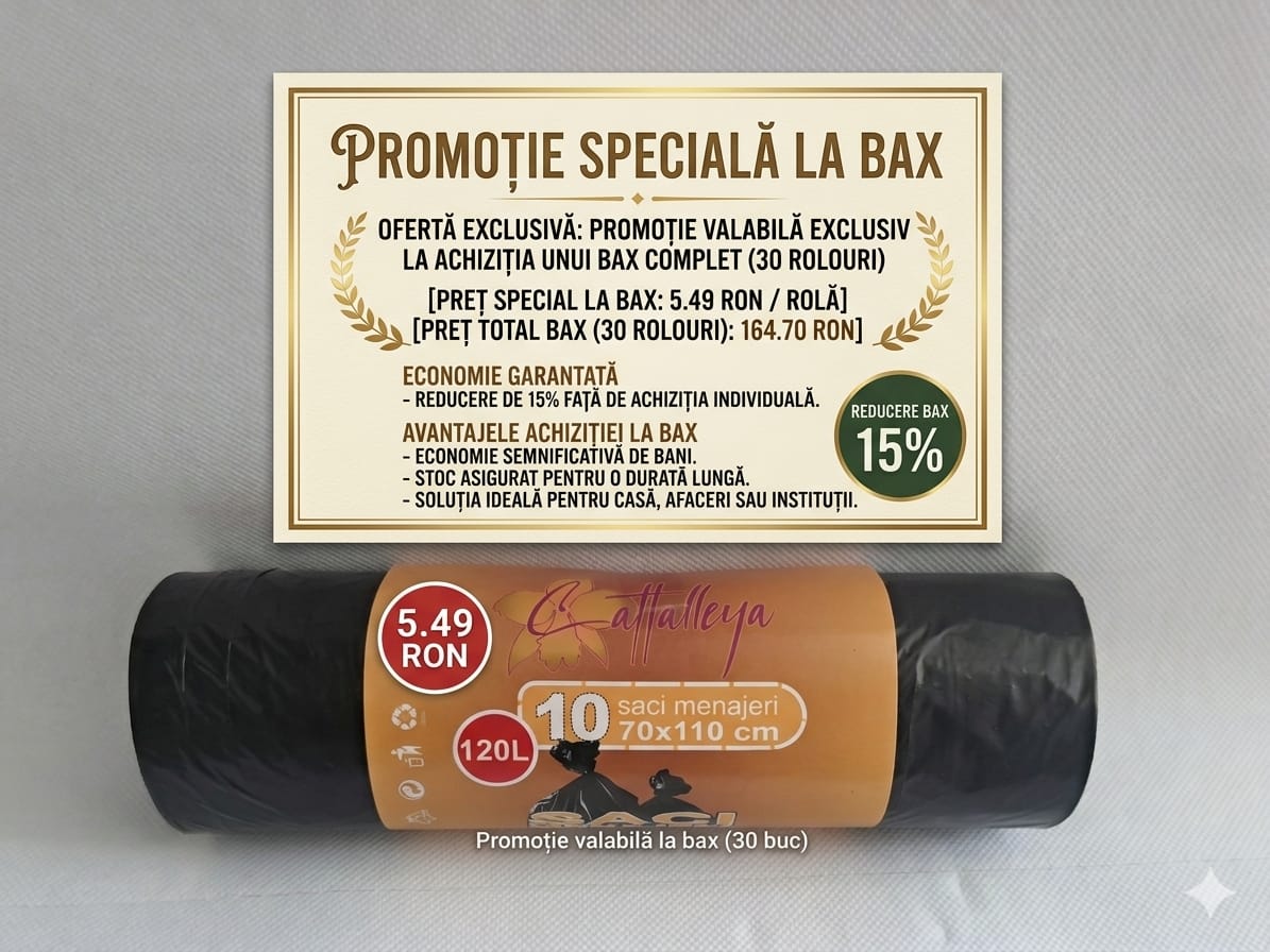 Saci menajeri Cattalleya 120L - 10 buc/rola