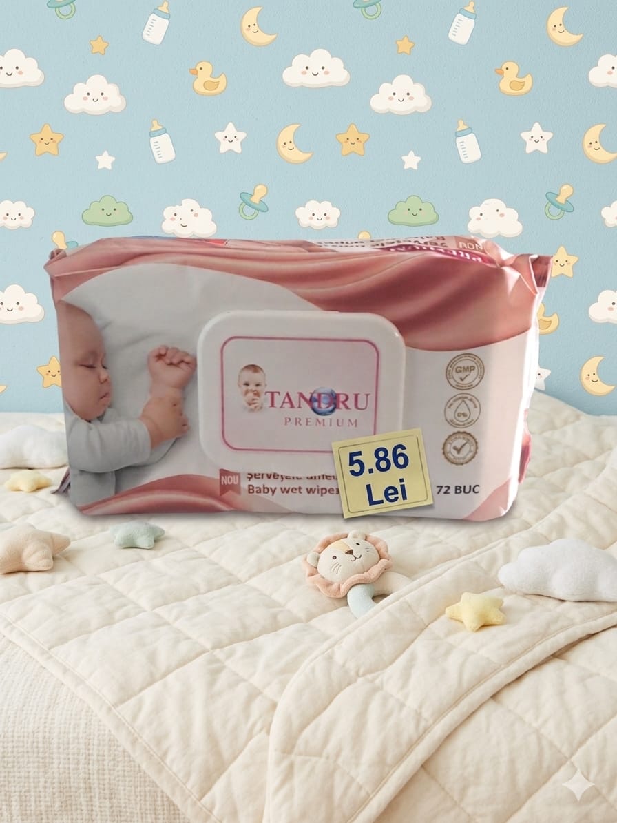 SEVETELE UMEDE BABY TANDRU PREMIUM CLARSANIT 72 BUC(0%ALCOOL)