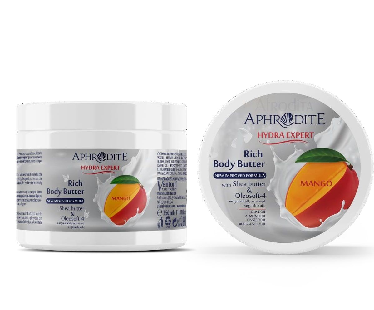 AFRODITA CREMA DE CORP 350 ML /Body Butter Afrodita Hydra Expert 3 arome/pret /bucata