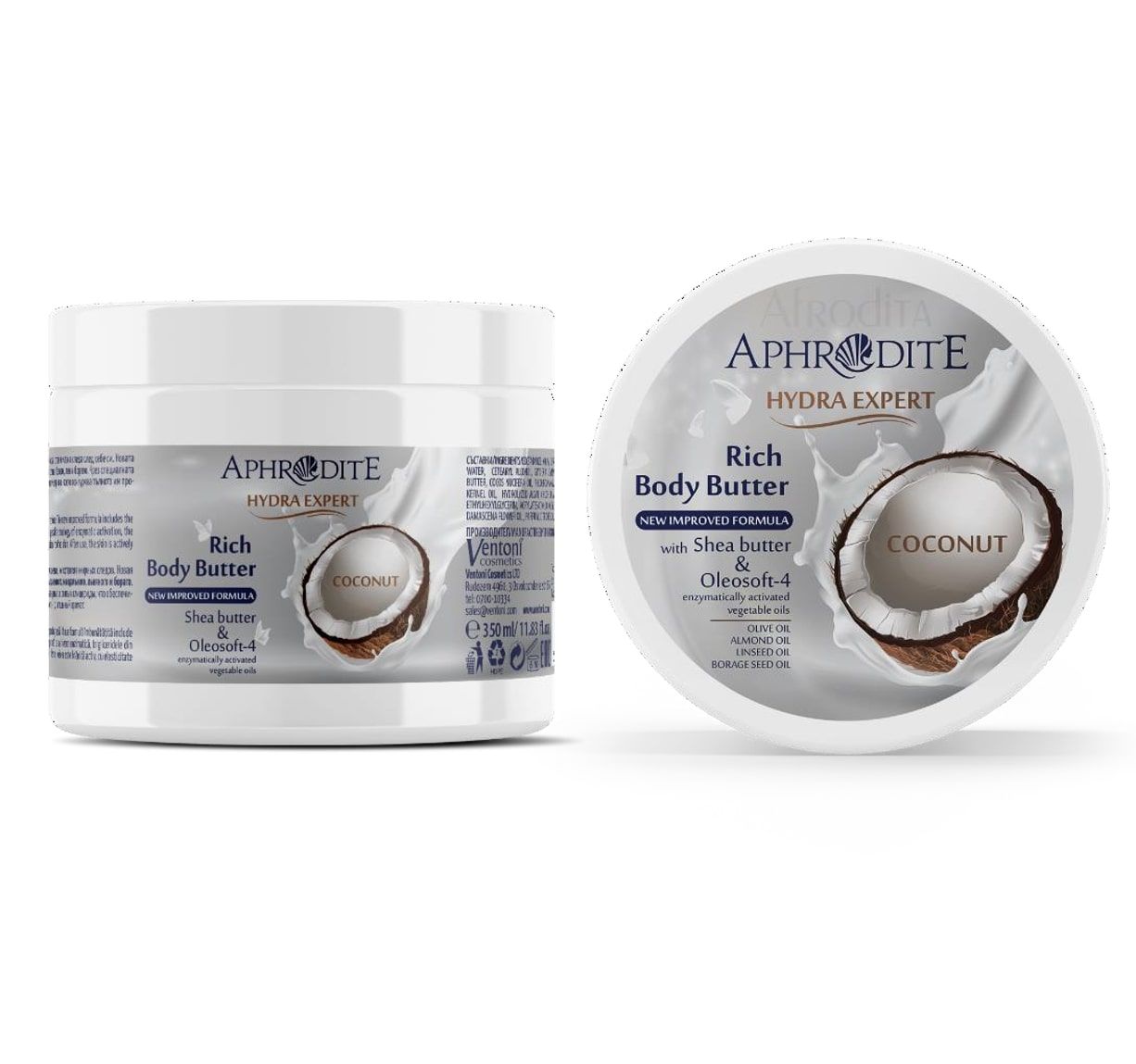 AFRODITA CREMA DE CORP 350 ML /Body Butter Afrodita Hydra Expert 3 arome/pret /bucata